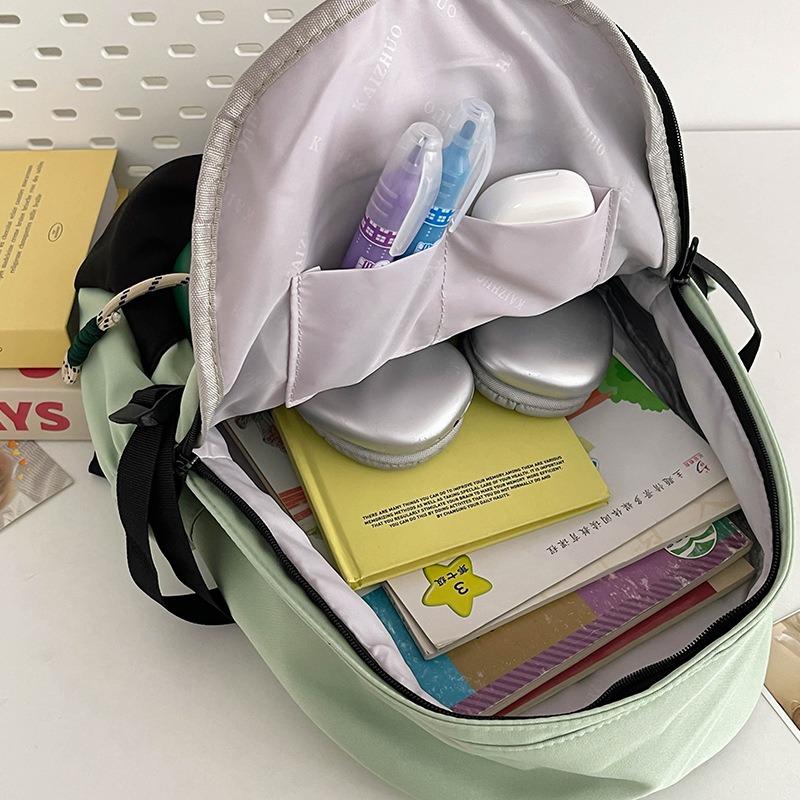 School Bag New Personalized Large-capacity Casual Backpack Female Texture Primary School Student Junior High School Student Backpack