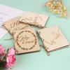 2Pcs Hochzeit Gelübde Bücher Hochzeit Gelübde Notebook Kreative Robust Kraft Papier Handbuch