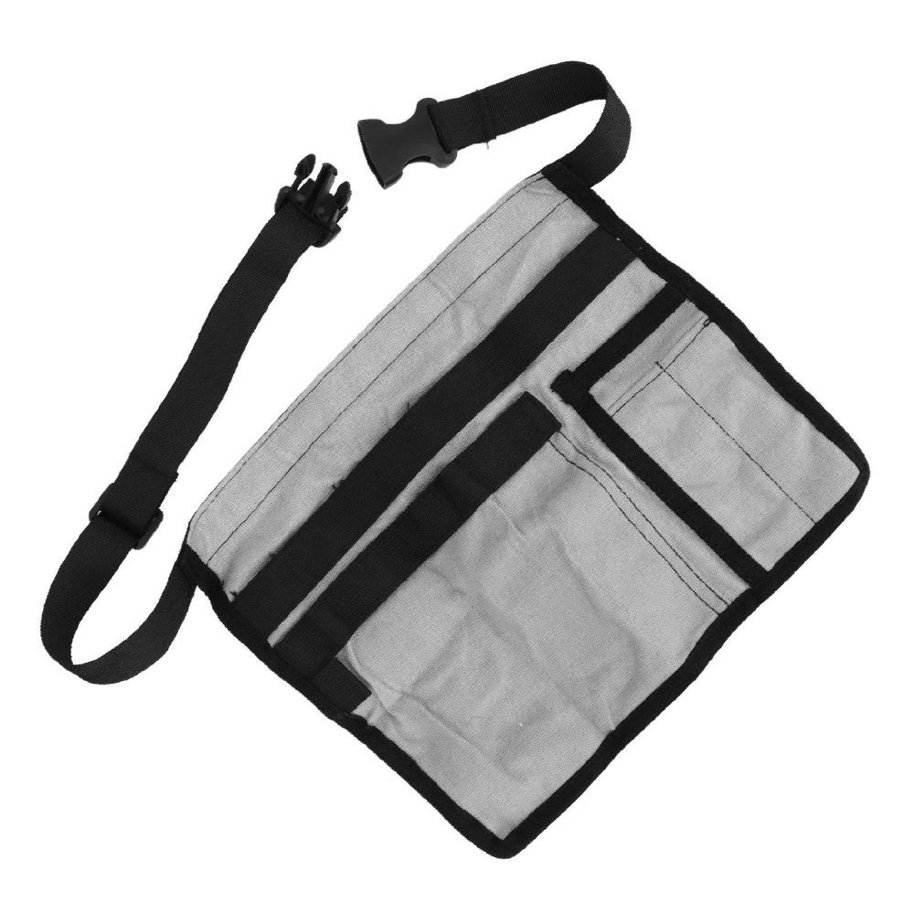 Heavy-Duty Tool Waist Apron Adjustable Strap Work Apron Belt Multi-Pocket Tool Pouch  Outdoor Use