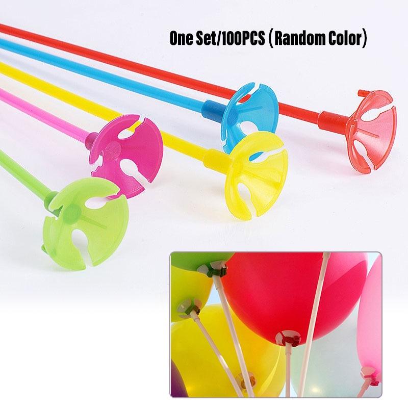Kunststoff-Ballonhalter für Partydekorationen 27cm und 32cm Set mit 100 Stück
