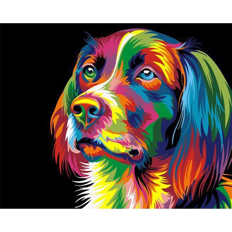 5D DIY Diamond Painting Animals Cross Stitch Full Round Drill Painting Embroidery Craft Art Home Decoration