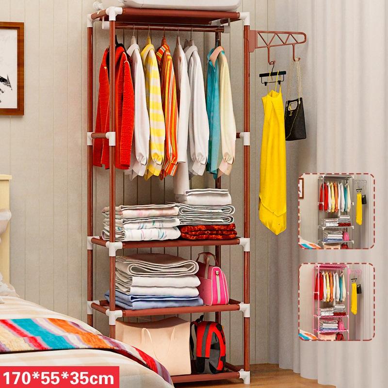 3 Tier Simple Coat Rack Floor Clothes Hangers Creative Clothing Shelf Easy Assembly Bedroom Hanging Racks 67x21 7x12 6 In At Affordable S Free Real Reviews With Photos Joom Coat Rack Floor Clothes Hangers, Minimalist 3 Tier Coat Rack Floor Standing Wardrobe