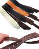 Laquest Leather Guitar Cowhide Leather Head Genuine Leather Strap for Acoustic and Electric Guitars Strap, Non-Slip [Prevents Dropping], (Black)