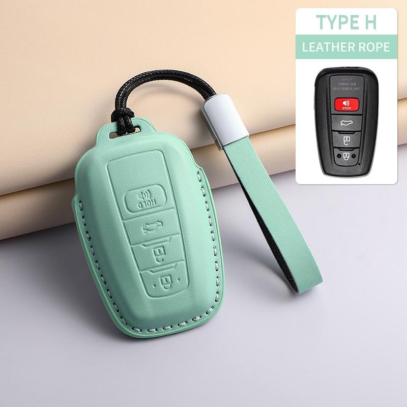 For Toyota CHR Camry RAV4 C-HR Corolla Highlander Prius Land Cruiser Prado Car Smart Remote Key Case Cover Key Protection Shell