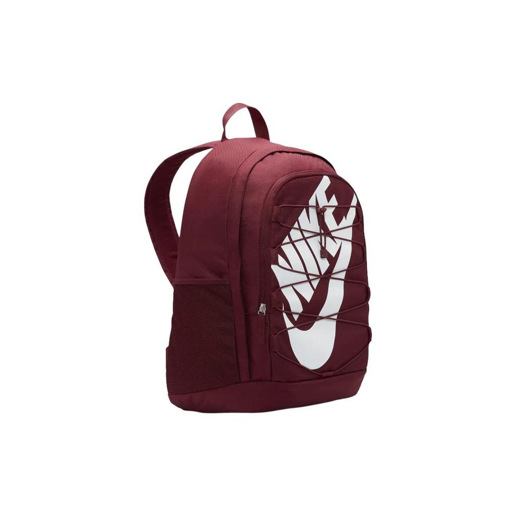New Nike Hayward Polyester Backpack Unisex Dark Beetroot & White DV1296-638