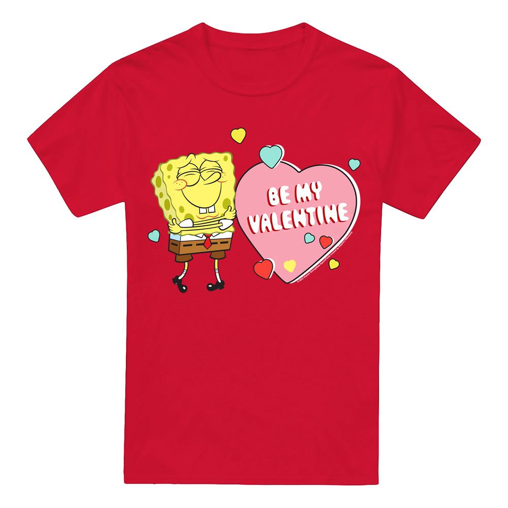 SpongeBob SquarePants Mens Be My Valentine T-Shirt