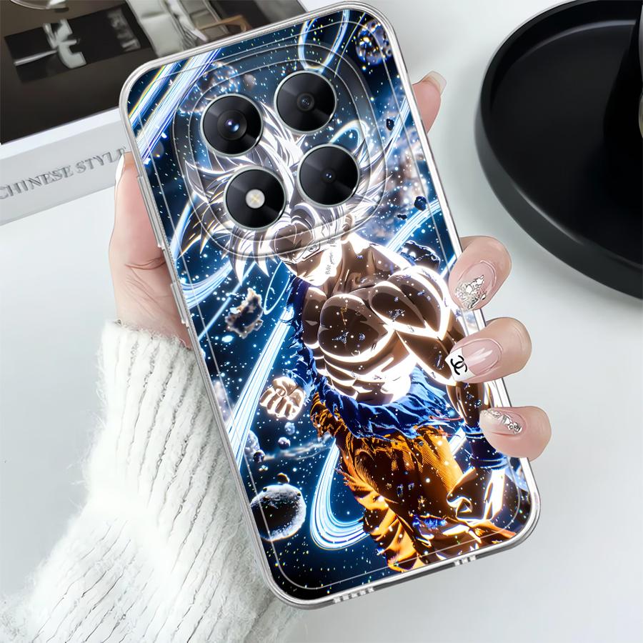 Case for Xiaomi Redmi Note 14 Pro Plus Note 13 10S 9 10 13C 14C 11S 12S A4 12 11 Soft Phone Cover Dragon Ball Goku