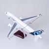 47cm Airplane Model for Prototype Airlines 320 Neo toy planes for boys Collectible Gift Display W Led Light and Wheel