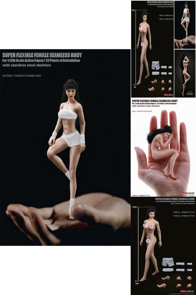 Exquisite 1/12 Scale Female Seamless Body Ideal For Collectible Decoration And Gifts