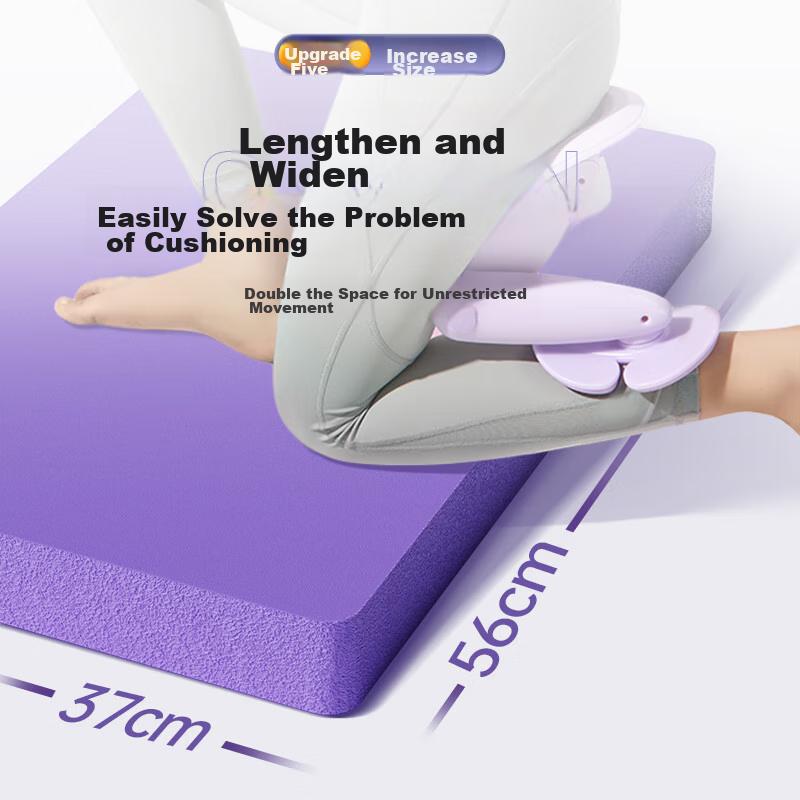 Li-Ning Balance Cushion, Yoga Mat, Fitness Plank Support, Core Training Dumbbell Bench Press, Non-Slip Thickened Soft Foam Kneeling Pad