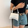 Trendy Retro One Shoulder Bag Classic Solid Color Handbag Ideal For Street Style