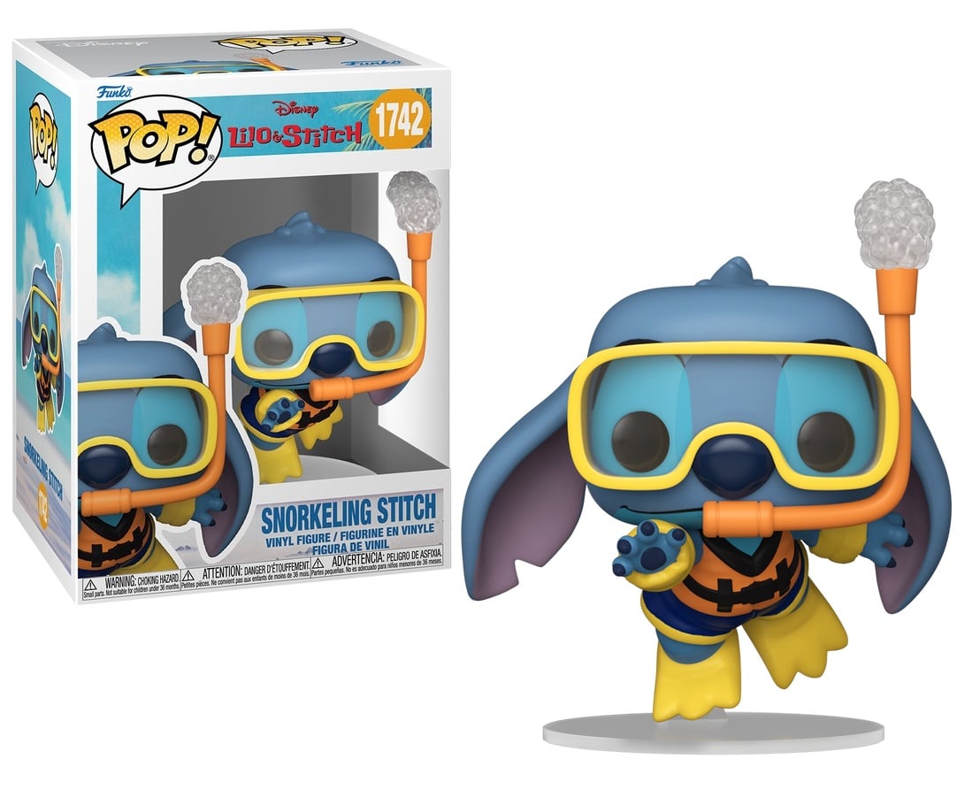 Figura Vinilo Funko Pop! Disney Lilo & Stitch Snorkeling Stitch - Imagen 6