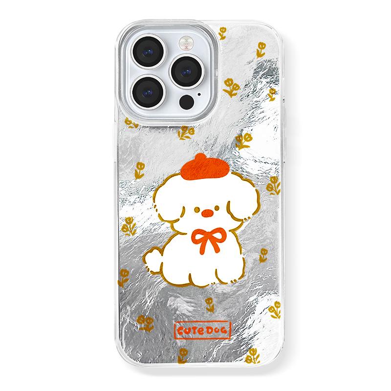 

Zhitai Airbag Bracket Case for iPhone 16 Pro Max/15 Pro with Glacier Pattern, also Fits Apple 13/12. iPhone 12/12 Pro