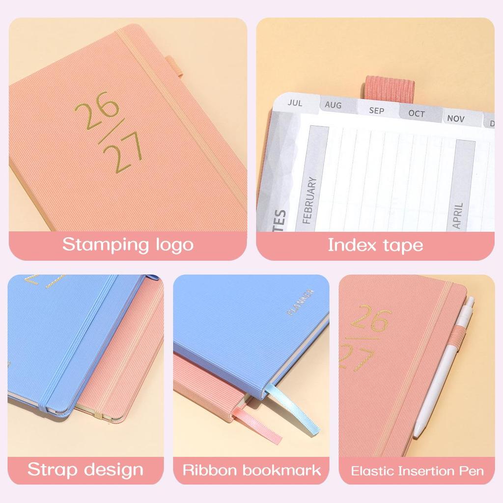 2027 A5 Leather Planner: Cross-Border Bound Notebook & Efficiency Manual