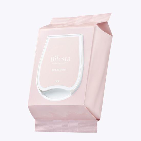 Bifesta Cleansing Tissue Serum Moist 46 Sheets (Improved Moisturizing)
