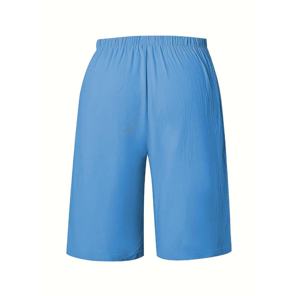 Ladies, Casual Pants, Fashionable, Solid Color, Cropped Pants, Mid Length Pants