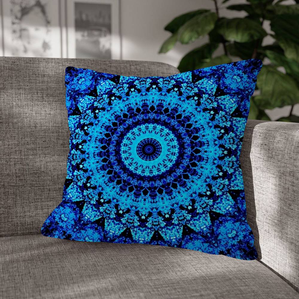 Indian Mandala Pillow Case For Home Bedroom Car Office Decoration Living Room Sofa Cushion Cover Suitable