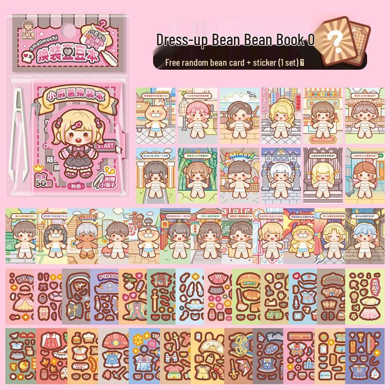 Little Mochi 6.0 Outfit: Complete Children's DIY Miniature Scene Decoration Sticker Set