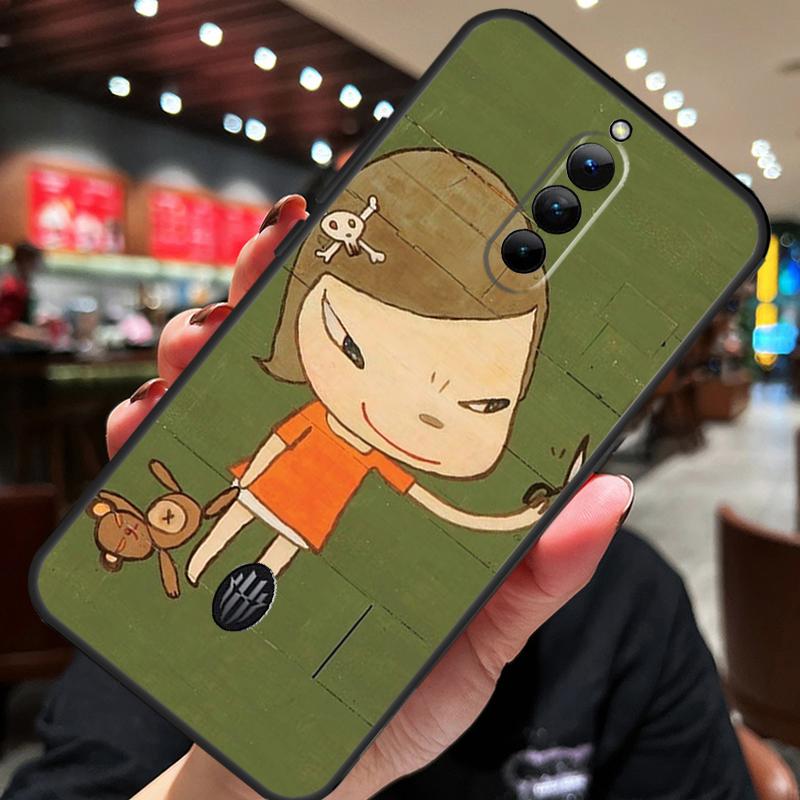 Cartoon Aesthetic Yoshitomo Nara Case For ZTE Nubia Red Magic 10 Air 7 6S 7S Pro Red Magic 11 10 9 8 8S 9S 10S Pro Plus Cover