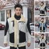 Autumn and Winter Men's Jacket Fur Integrated Thick Coat Suede Men's Coat