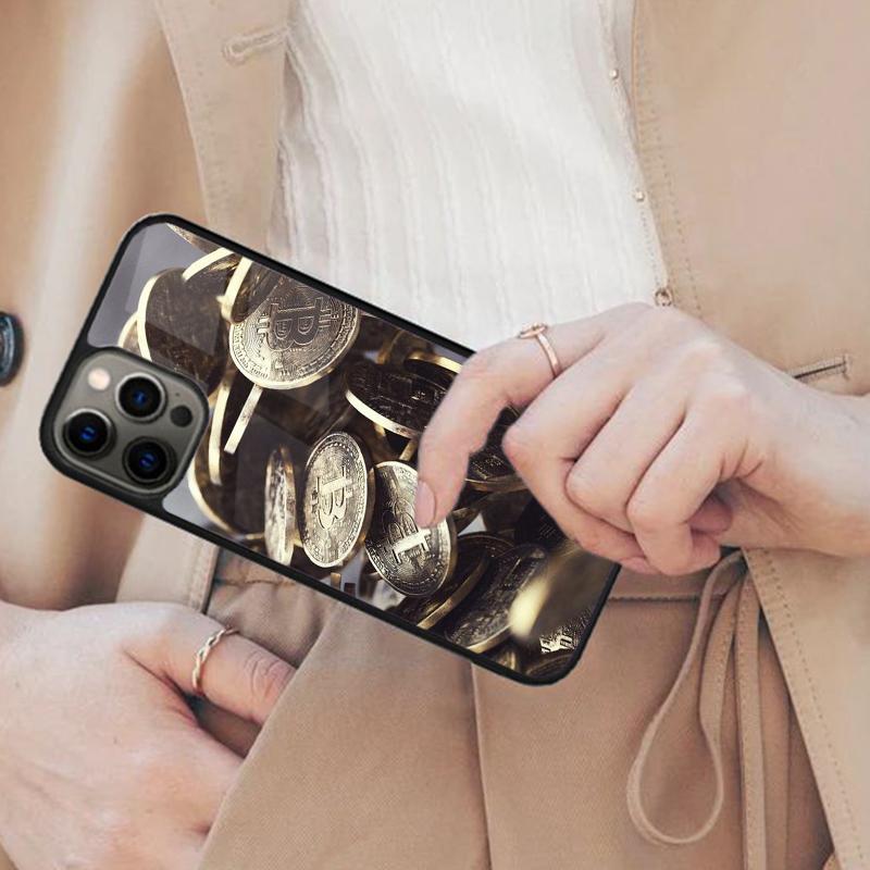 Crypto Currency Bitcoin BTC Magnetic Phone Case For APPLE iPhone 17 Air 16 14 13 12 Pro Max 15 Plus Charge MagSafe Cover