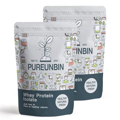 Purunbean WPI Whey Protein Isolate Powder, 500g, 2 Pieces