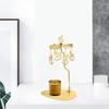 Stainless Steel Candle Holder Wide Application Automatic Rotation Durable