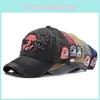 Style Splicing Street Letter Embroidery Design Neutral Casual Cap Baseball