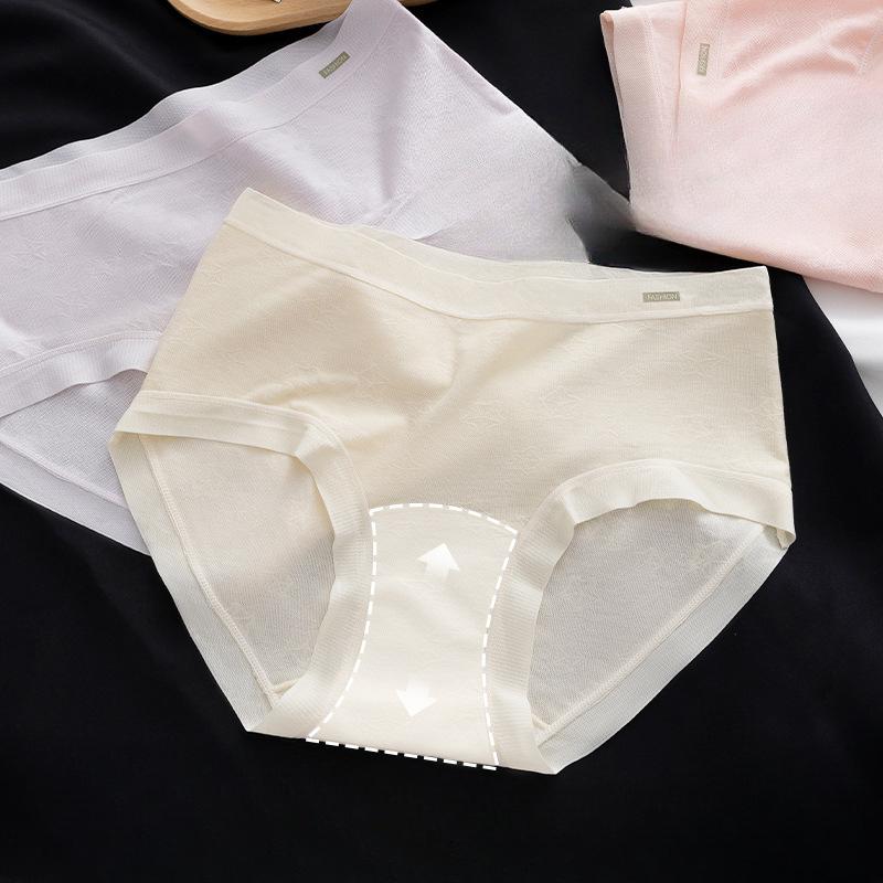 Women's Summer Lace Non Trace 10A Antibacterial Extended Crotch Panties