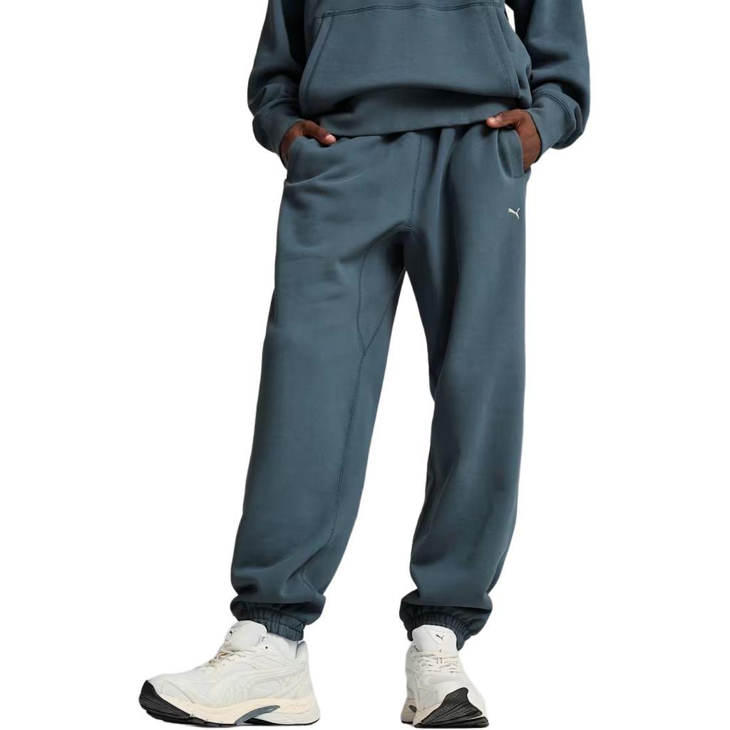 Puma Mmq Fw24 Sweatpants Loose Fashion Versatile Solid Color Sports Long Pants Men bottoms Gray Sky 624007-25
