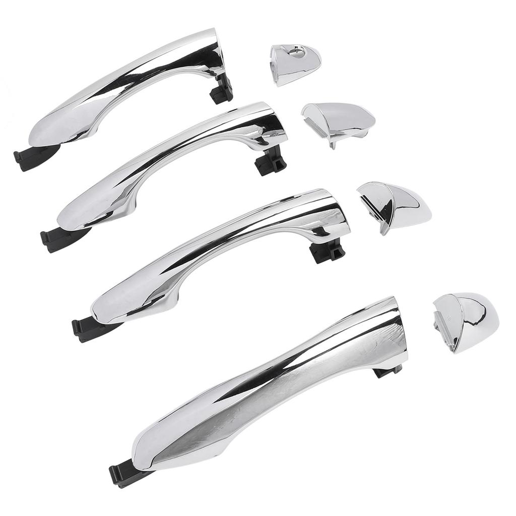 4PCS Outside Door Handle Set ABS Chrome Smooth Operation Comfortable Grip 82651C5010 for Sorento 2016 to 2020