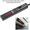12V Universal Turbo Timer with Digital LED Display, Black Pen Control Unit, Compatible with Various Turbocharged Vehicles