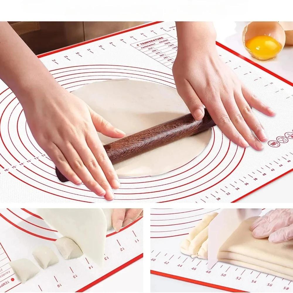 Baking Mat Non-Stick Surface for Macarons Cookies Fondant Easy Clean Reusable Bakeware Sheet Perfect for Home and Commercial Use