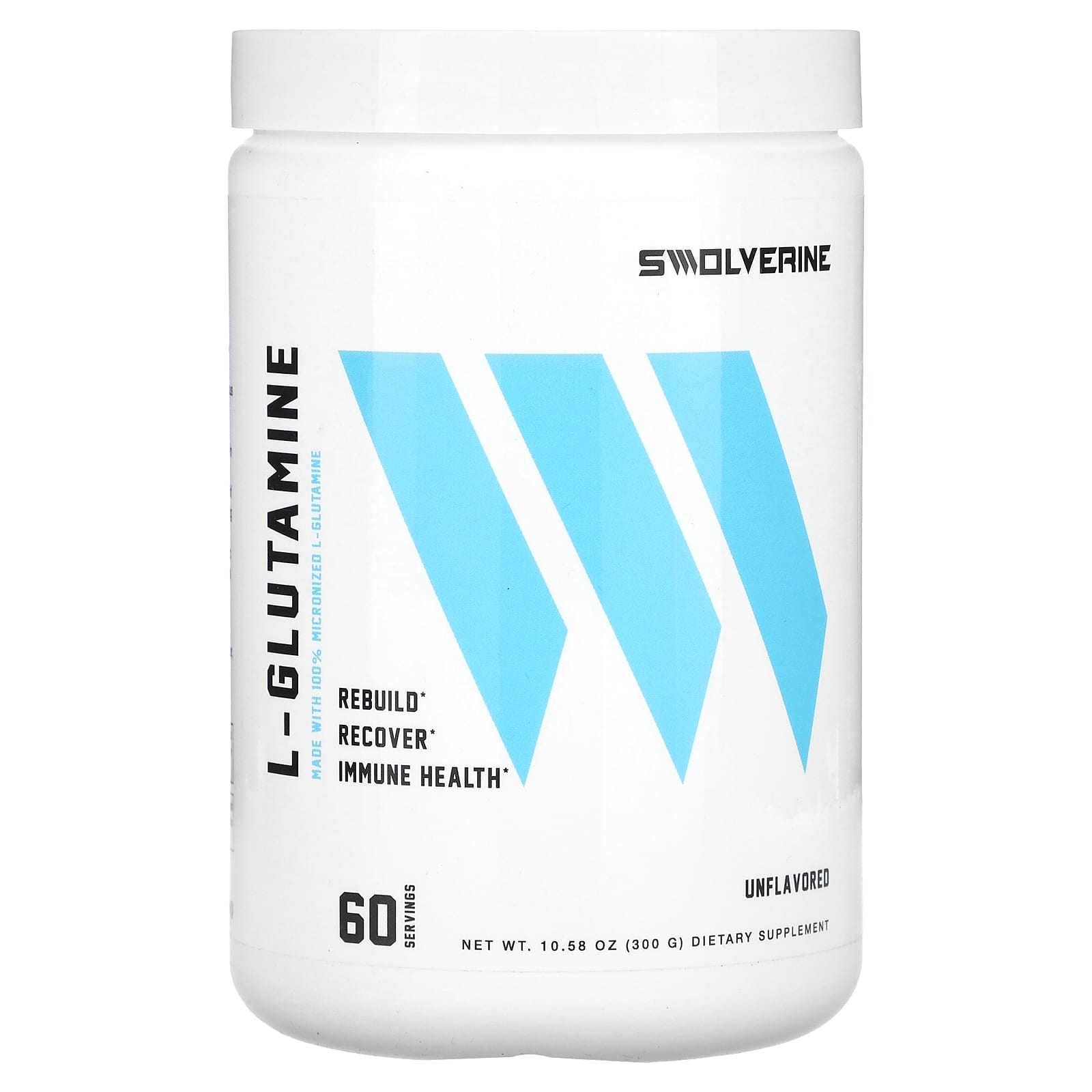 

Swolverine, L-Glutamine, Unflavored, 10.58 oz (300 g)