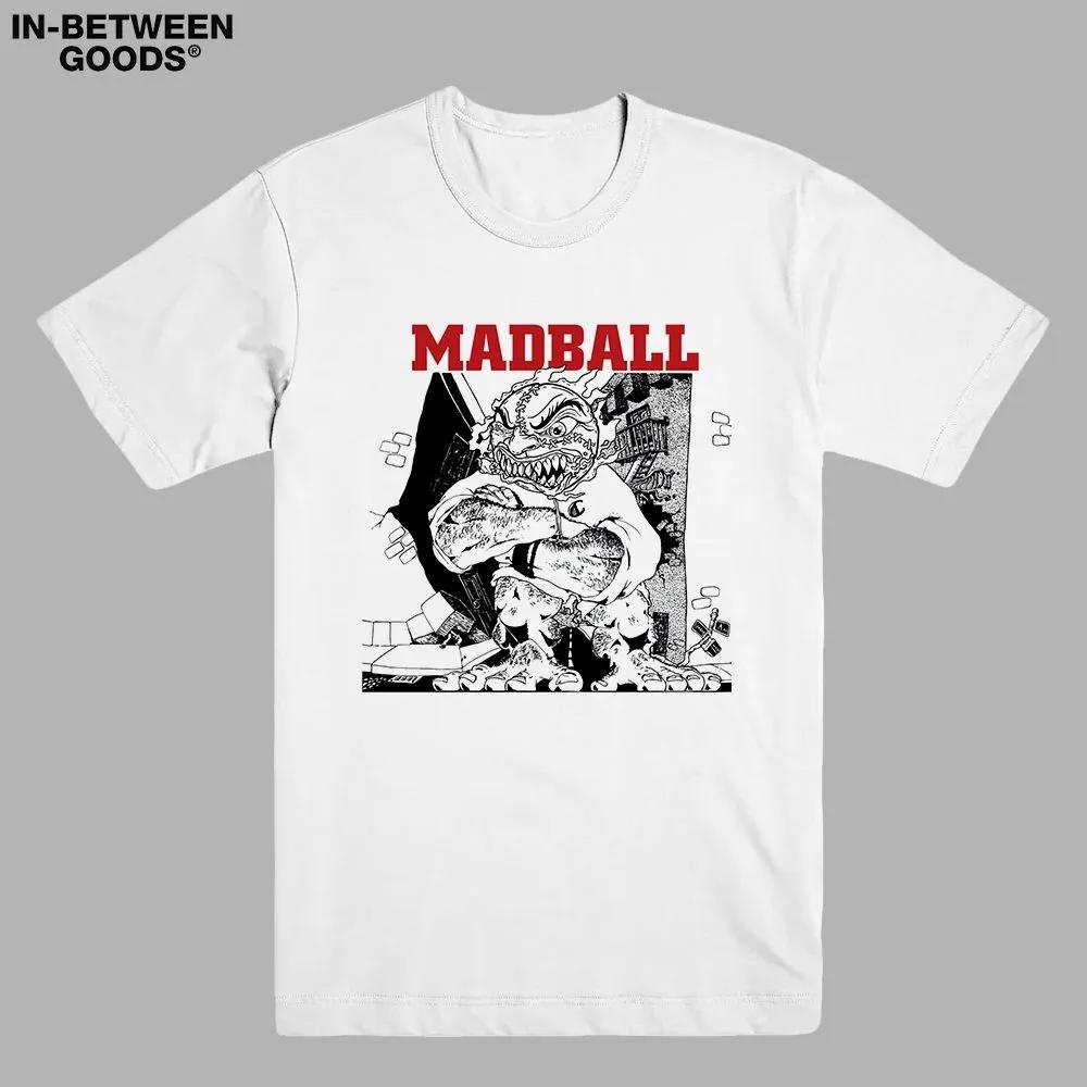 Unisex Short Sleeve Crew Neck Cotton T Shirt Madball L