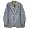 ETRO 2011 MRGC0001 Botanical Bard Lining 2B Tailored Jacket Jacket 60 blueUsed