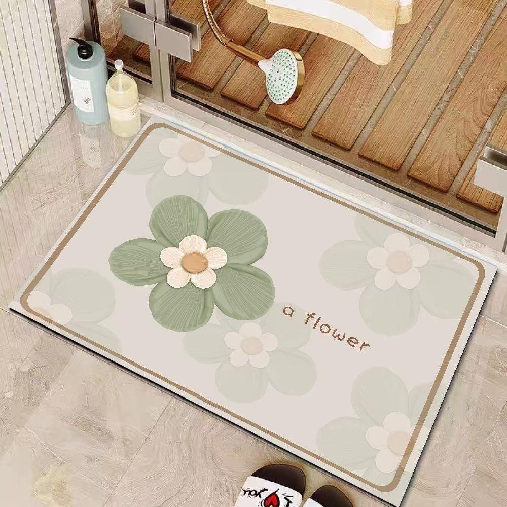 Absorbent floor mat Quick-drying bathroom Bathroom Household entrance Premium non-slip foot mat Toilet diatom mud cushion