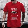 Fishing The Carp Are Calling and I Must Go Funny Vintage Men's T-Shirt New Fashion Summer Casual Harajuku Tshirt Printed Men Top