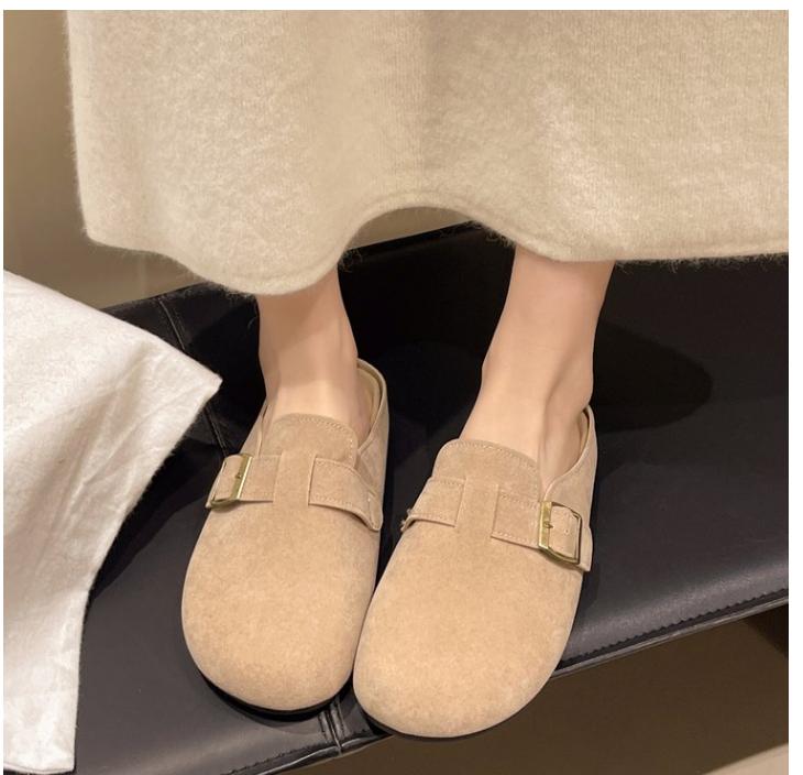 2025 Retro Suede Clogs for Women Clogs Soft Footbed Mules Slipper Comfort Potato Shoes with Arch Support Beach Sandal irl