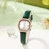 Ladies Niche Light Calendar Waterproof Light Luxury Simple Bamboo Pattern Leather Quartz Watch