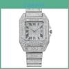 Fashion Square Full Rhinestones Ladies Watch With Quartz Movement For Women Gift