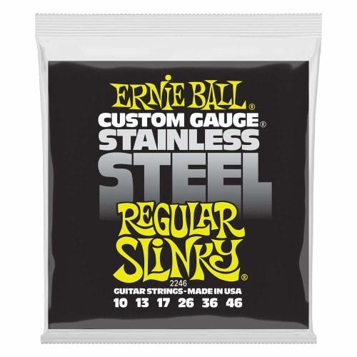 [Authentic] ERNIE BALL 2246 Electric Guitar Strings (10-46) Stainless Steel Regular Slinky