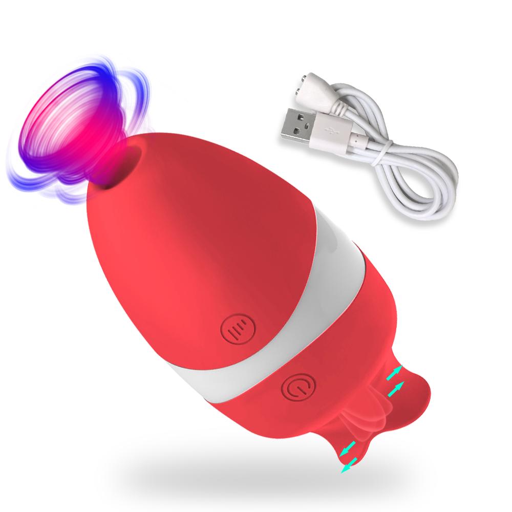 Clit Sucker Vibrator For Women Nipple Sucking Clitoris Powerful Stimulator Oral Tongue Pussy Licking Sex Toys Goods for Adults