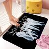 KPOP A-ATEEZs Room Mats Nordic Style Home Doormat Bathroom-Toilet Mats Bedroom Hotel Decor Mat