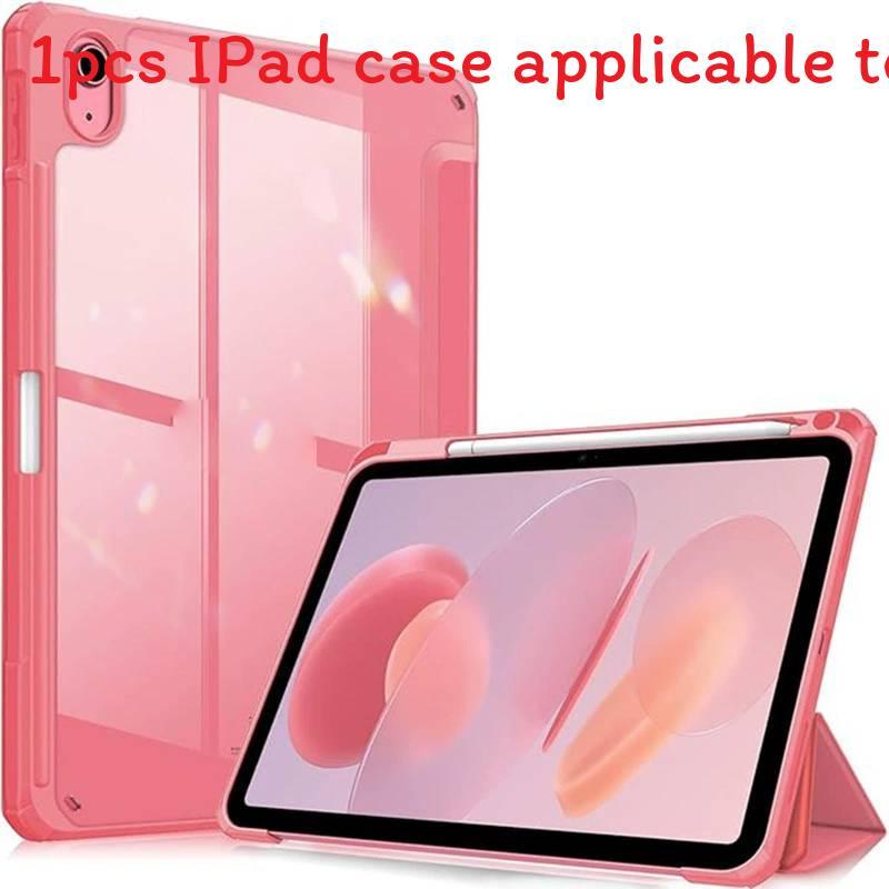 Apple Ipad 10th 11th Generation Protective Case With Shockproof Stand And Magnetic Closure For Tablets Rose Red