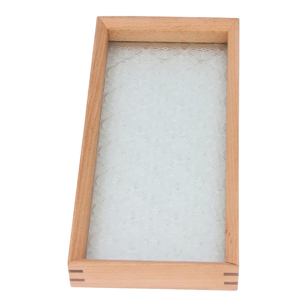 Bathtub Tray Beech Wood Delicate Look Pressure Resistant Versatile Tub Tray for Wine Coffee Tea