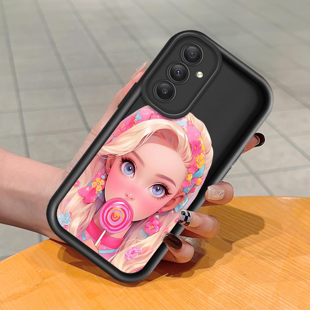 Soft Silicone Square Ladders Cartoon Pattern Full Cover Camera Protection Shockproof Case for Huawei Honor Xiaomi Redmi Samsung