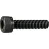 TRUSCO Hex Socket Head Black Full M5 x 10 Small Bolts, Dyed, Thread, 8, Pieces, Pack, Y804-0508