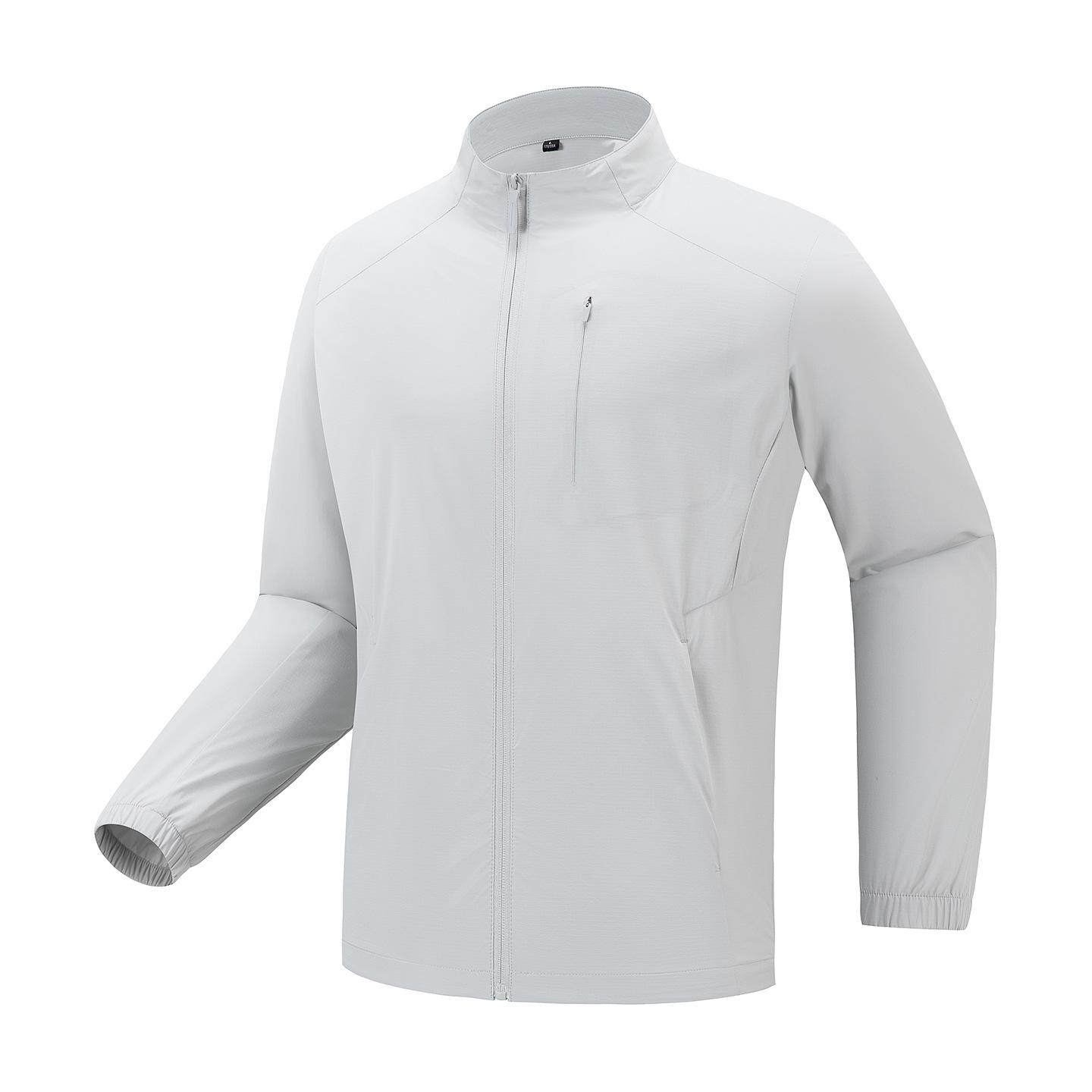 Men s Ice Silk UV Protection Stand-Up Collar Jacket for Cycling & Fishing XL