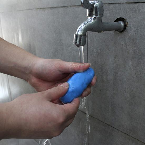 Auto-Knete, Staubfleckenentferner, kompakte Größe, tragbar, wiederverwendbar, Reinigungsschlamm für mehrere Oberflächen, Detaillierungs-Knete